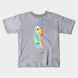 Blue-crested Dodo Kids T-Shirt